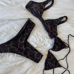 Skatie Swim -black and brown