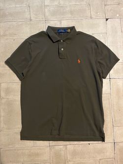 Ralph Lauren olive green polo size large