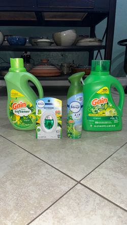 Gain Detergent, Gain Fabric Softener, Febreze