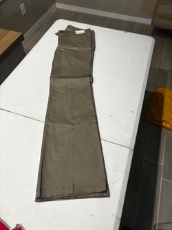 Olive Green Flare Pants