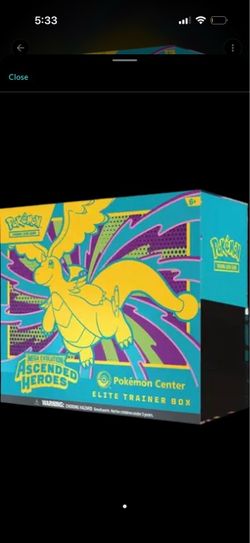 Pokémon Mega Evolution Ascended Heroes etb PC