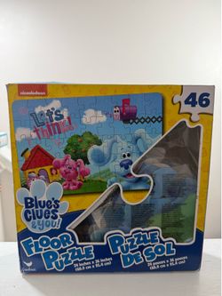 🩵 BLUES CLUES 46 PC FLOOR PUZZLE