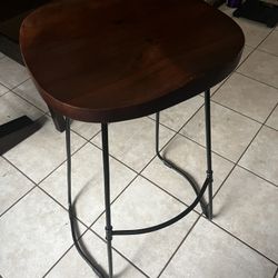 Walnut Bar Stool