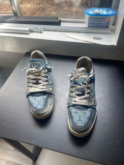 louis vuitton shoes blue