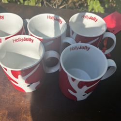 Collection Of 5 Holiday Mugs