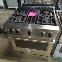 VIKING STAINLESS STEEL GAS RANGE SEALED BURNERS 30 INCH WIDE 