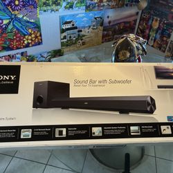Sony Soundbar with subwoofer 