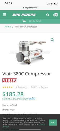 Viair compressor for air suspension