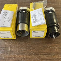 Hubbell CS8365C & CS8364C 250vac 50a 3Ph Connectors