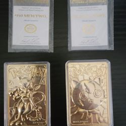 24karat Gold Plated Pokemon Cards