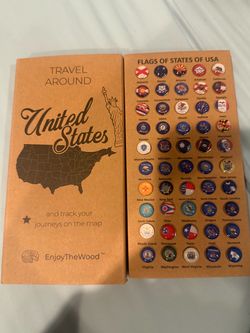 Pins US flags