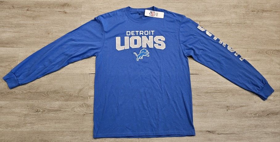 Detroit Lions Official NFL Men's Lrg Long Sleeve Shirt
