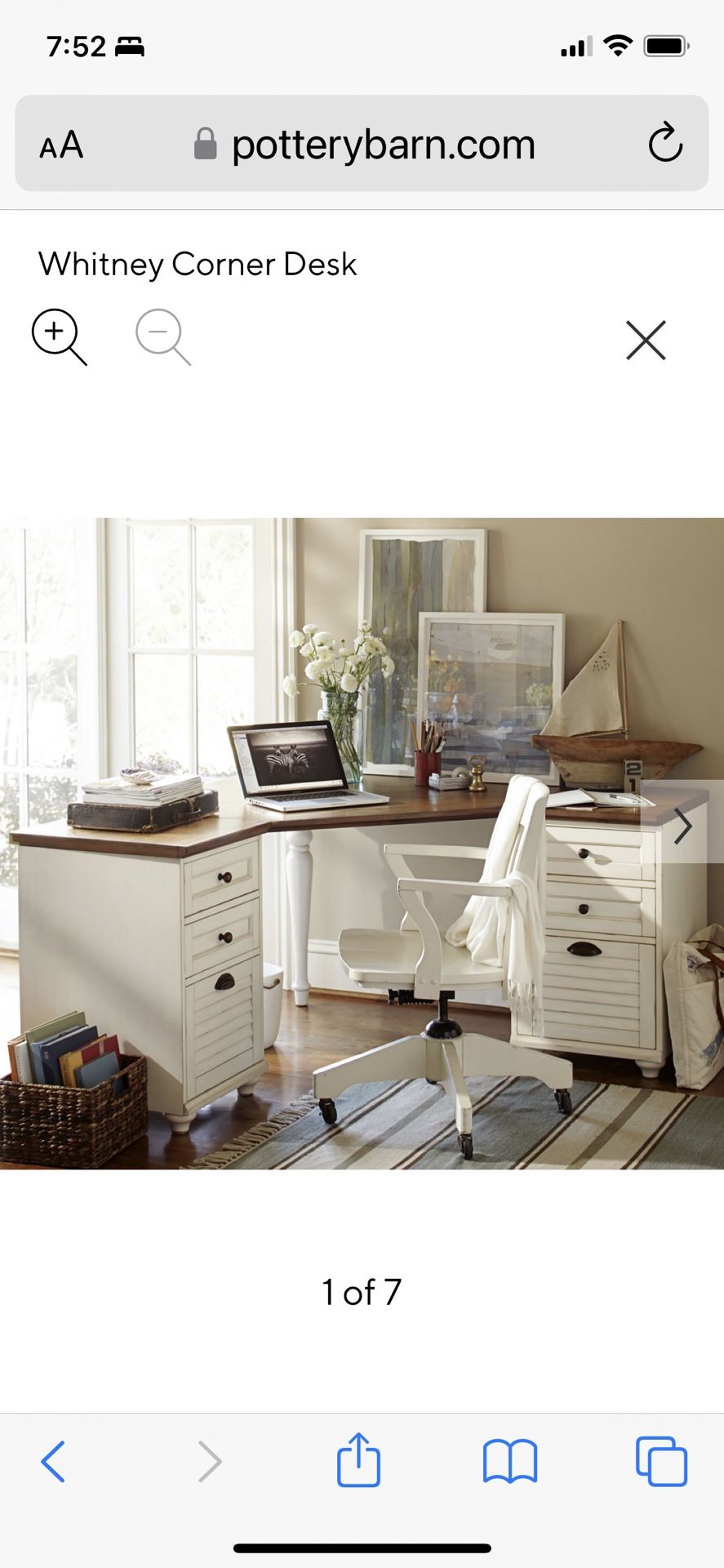 Pottery Barn Corner Desk New In Box