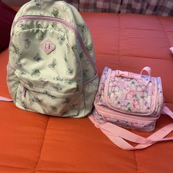 Butterfly Backpack & Lunchbag 