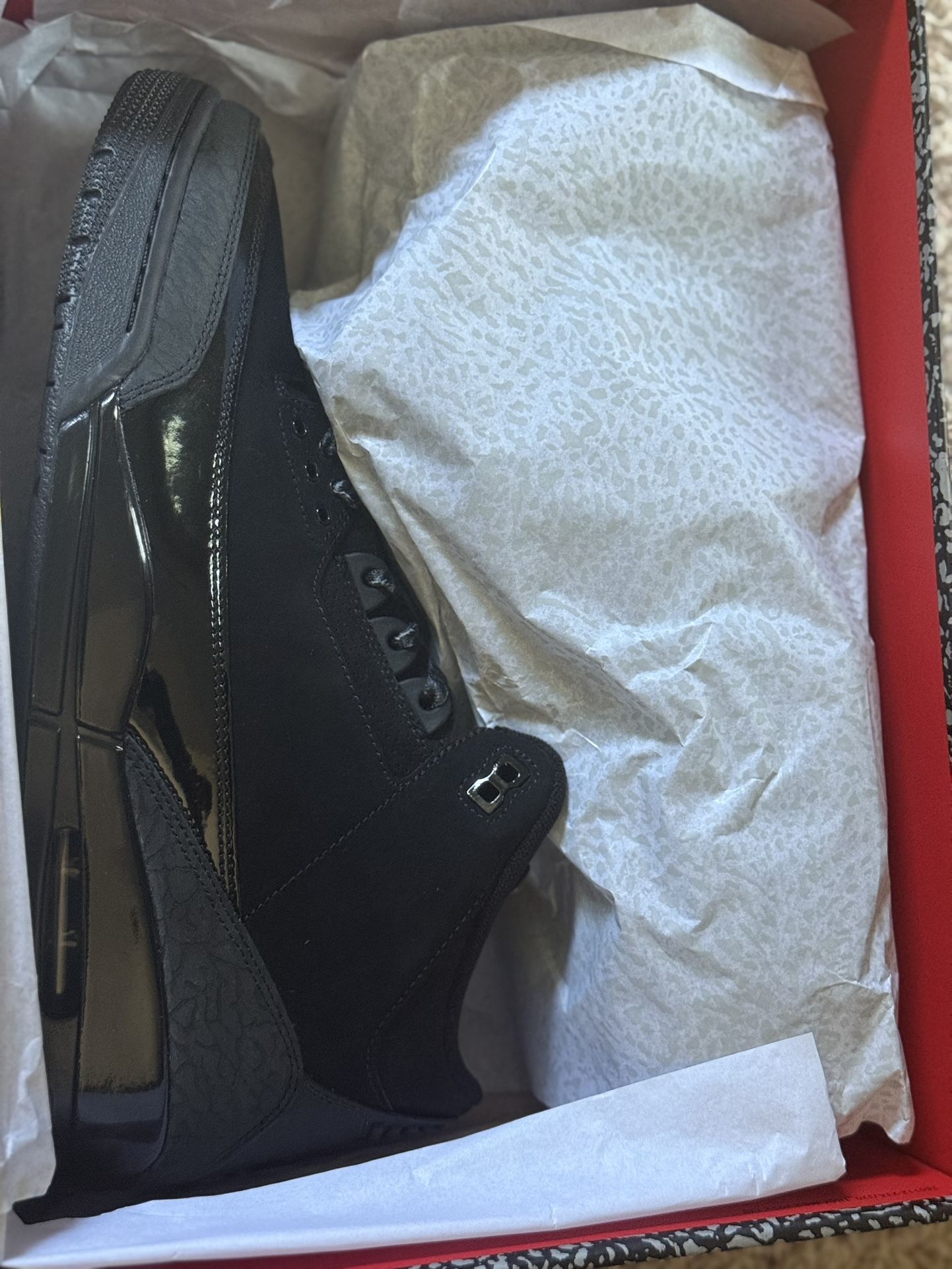 Retro 3 Black Cat Sz 13 Deadstock