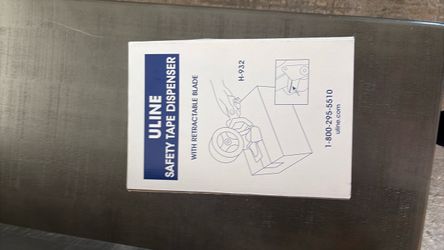 Uline safery tape dispenser