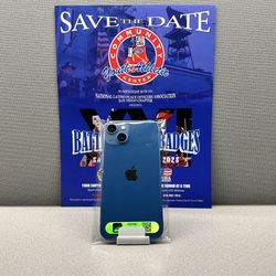 Apple iPhone 13 Blue 128gb unlocked 74% grade A