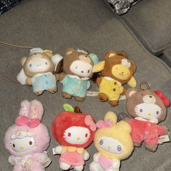 $20 Each Sanrio Plush Keychains 