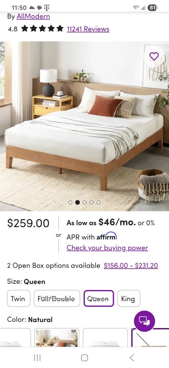 Queen Bed Frame