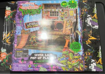 TMNT Sewer Lair Pop-Up Playset
