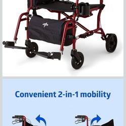 Adult Walker/Wheelchair Combo