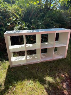 Free ikea kallax cube shelves