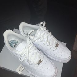 All White New Air Force Ones  