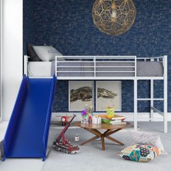 Loft bed with slide..BRAND NEW..CAN DELIVER