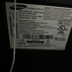 2x Samsung Plasma Tv