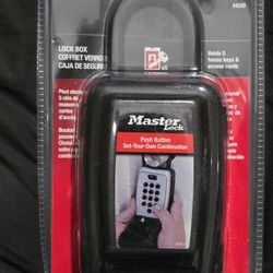 6 NEW MASTER LOCK KEY SAFES