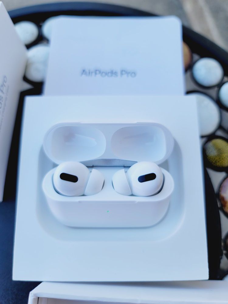 Brand New Apple - Airpods Pro Wireless Bluetooth Headphones + all Accessories