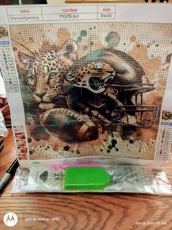 Jacksonville Jaguars Football Diamond painting complete kit