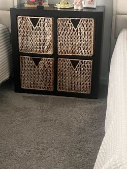 storage cabinet black wood
