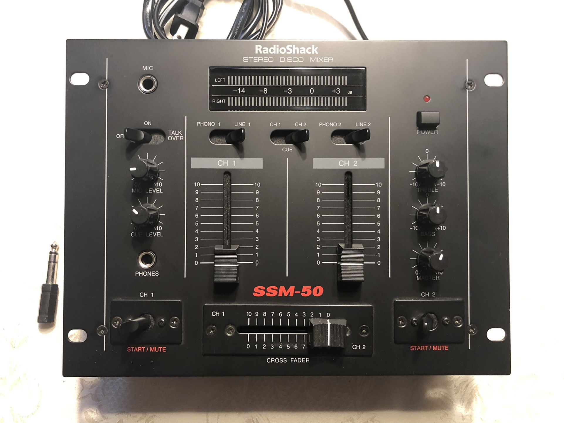 Radio Shack Stereo Disco Mixer SSM-50 Excellent Condition