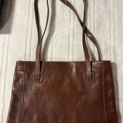Authentic I MEDICI FIRENZE Leather Brown Bag