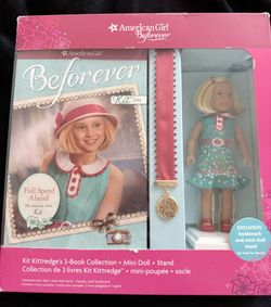 Kit American Girl Beforever Mini-Doll & 3books Collection 