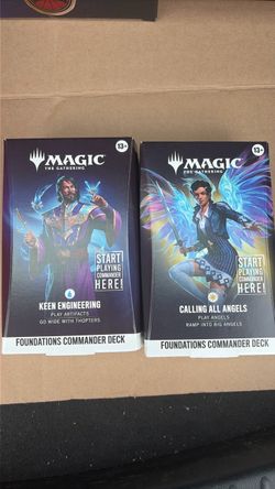 Magic: The Gathering Foundations Commander Decks x2