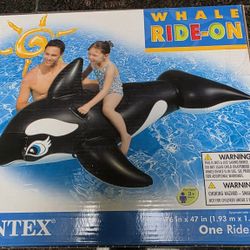 Pool Inflatable Whale Ride On Brand New 