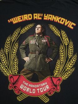 "Weird Al" Yankovich concert shirt