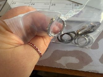 Assorted miscellaneous rings different sizes