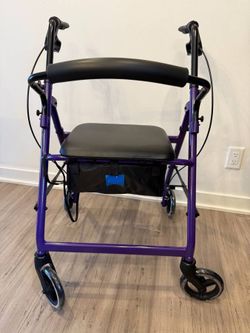 SB rolling walker with seat