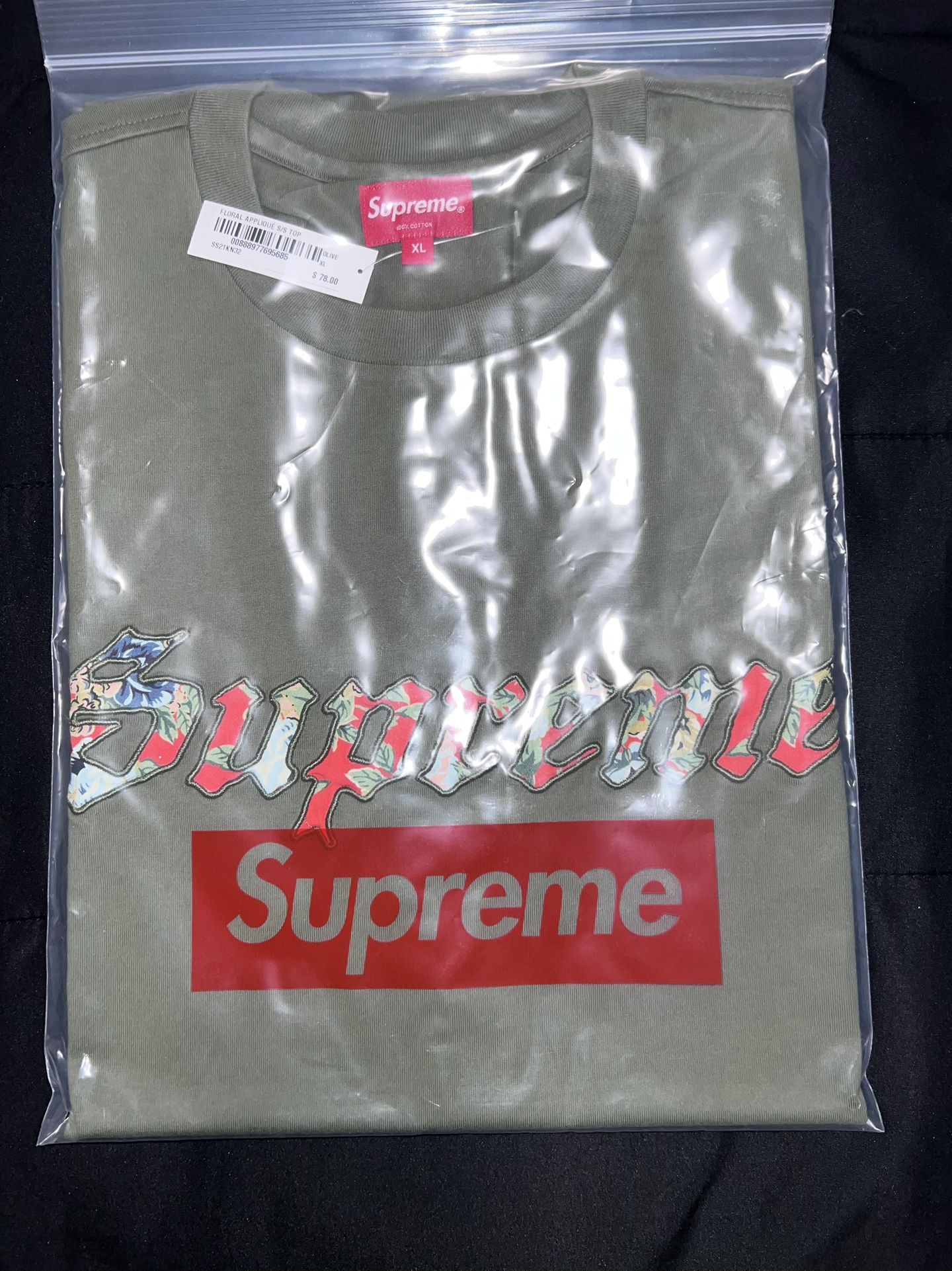 Supreme Floral Appliqu S/S Top