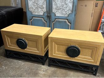 2 matching Solid Wood Nightstands