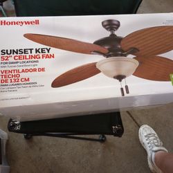 52' Ceiling Fan With Light 