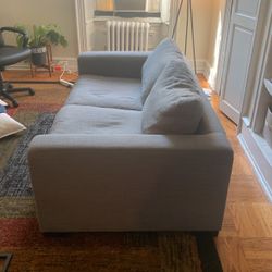 Grey Deep Seated Sofa Couch