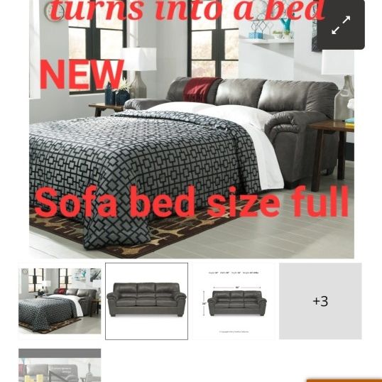 New Sofa Sleeper FULL Bed & Sofa sofa Cama Prefecto Para Espacios Pequeños Muy Bonito Y Comodo