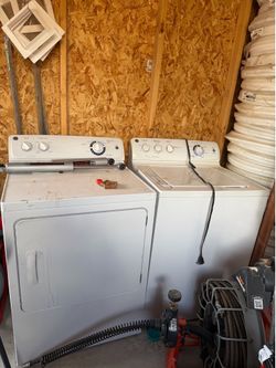 GE WASHER and dryer