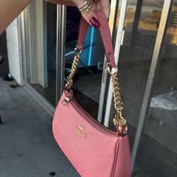 Coach Luna Shoulder Bag - Pink