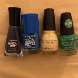 Four Nail Polishes