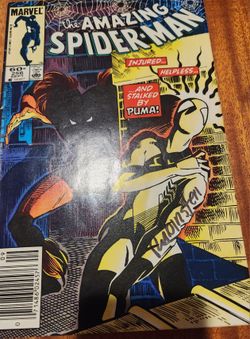 Amazing Spider-man #256 SIGNED 1st Appearance PUMA